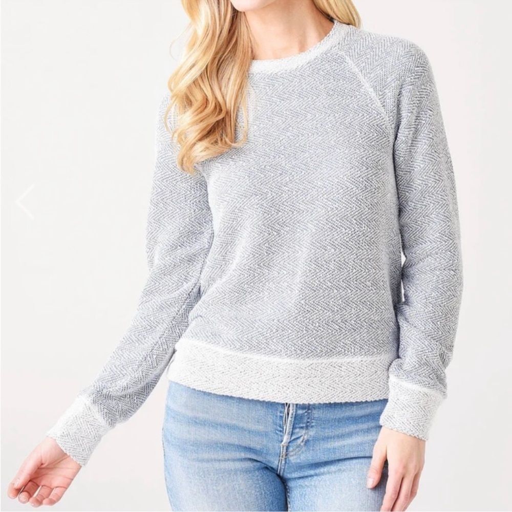 Faherty Whitewater Crewneck Textured Sweater